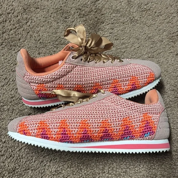 Pink and Orange Women's Sneakers Poppy brand - Picture 6 of 6